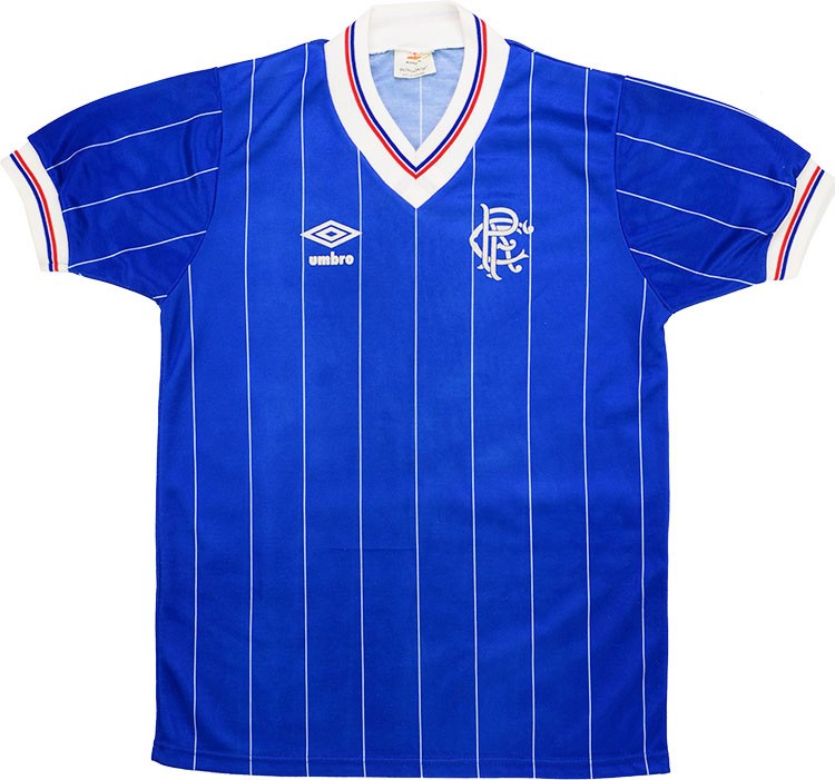 Tailandia Camiseta Rangers Primera equipo Retro 1982 1983 Azul